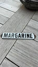 Emaille bordje margarine, Ophalen of Verzenden