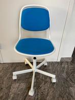 Ikea Orfjall kinderbureaustoel – blauw / d. turquoise, Ophalen, Gebruikt, Meegroeistoel
