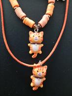 Nieuw schattig poesjes armband met ketting, Sieraden, Tassen en Uiterlijk, Ophalen of Verzenden, Nieuw, Zilver, Armband