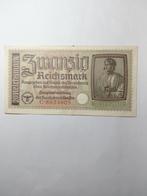 Duitse 20 mark ww2, Postzegels en Munten, Bankbiljetten | Europa | Niet-Eurobiljetten, Ophalen of Verzenden, Duitsland