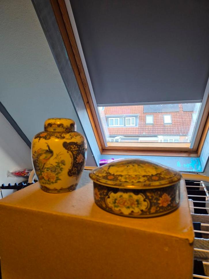 Vintage VAGA Pot en Doos, Antiek en Kunst, Antiek | Keramiek en Aardewerk, Ophalen of Verzenden