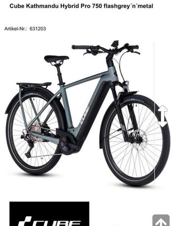 Cube kathmandu Hybrid Pro Ebike 625W accu beschikbaar voor biedingen