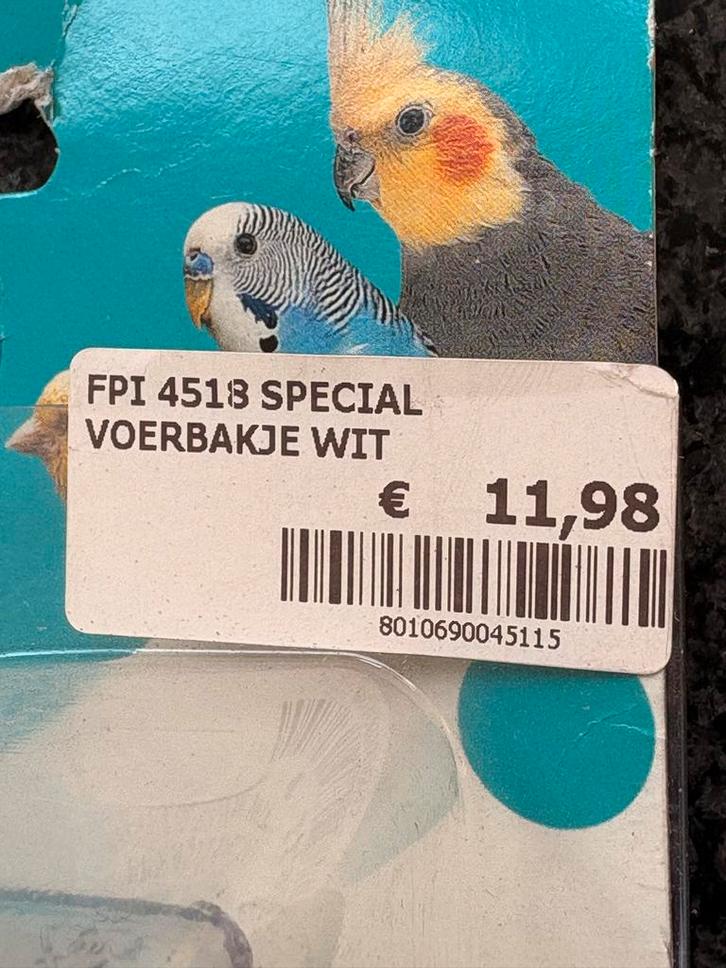 Vogelvoerbakken groot, Dieren en Toebehoren, Vogels | Toebehoren, Nieuw, Ophalen of Verzenden