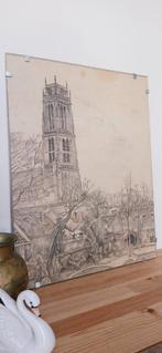 Schets Truus Henninga van Tromp Maartenstoren Zaltbommel, Ophalen of Verzenden