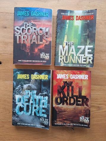 The Maze Runner (paperback / Engels / deel 1-4) beschikbaar voor biedingen