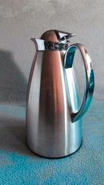 RVS isoleerkan, koffiekan, waterkan - chroom -1 liter, Ophalen of Verzenden, Nieuw