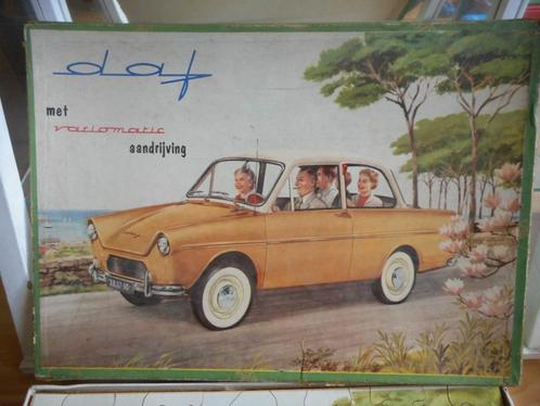 Houten puzzle Daf met variomatic aandrijving in Doos, Hobby en Vrije tijd, Modelauto's | 1:50, Gebruikt, Bus of Vrachtwagen, Ophalen of Verzenden