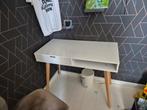 Bureau met stoel, Huis en Inrichting, Tafels | Sidetables, Ophalen, Gebruikt, 25 tot 50 cm, Rechthoekig