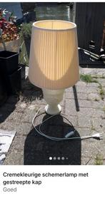 Schemerlamp cremekleurig, Ophalen of Verzenden, Gebruikt, Landelijk Romantisch Grieks, Minder dan 50 cm
