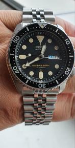 Seiko SKX007J japan, Ophalen of Verzenden, Zo goed als nieuw, Zwart, IOS