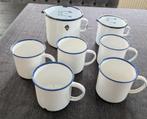 Emaille Maatbekers en Drinkbekers Set, Ophalen of Verzenden