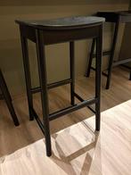 Ikea RÖNNINGE Barkruk, zwart, 75 cm, Met voetsteun, 60 tot 90 cm, Ophalen of Verzenden, Zo goed als nieuw