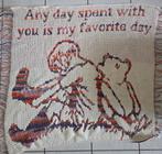 Handgemaakte Winnie de Pooh Deken, 50 tot 100 cm, 100 tot 150 cm, Bruin, Kindvriendelijk