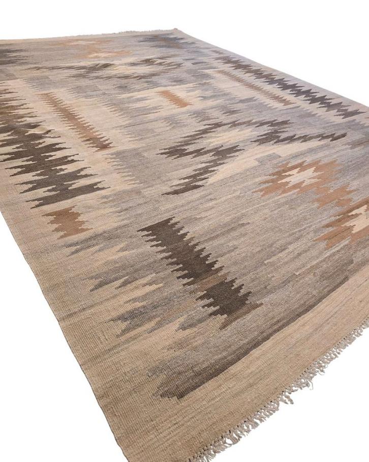 Grote Kelim 350x250 wollen vloerkleed  Afganistan, Huis en Inrichting, Stoffering | Tapijten en Kleden, Zo goed als nieuw, 200 cm of meer