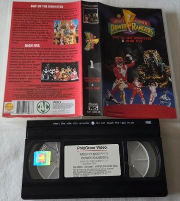 Mighty Morphin Power Rangers Day Of The Dumpster VHS Jeugd beschikbaar voor biedingen