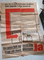 WO2, zeer grote verkiezingsposter, Duitsland, oorlog, Ophalen of Verzenden, Duitsland, Foto of Poster
