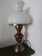 Staande Schemerlamp met Glazen Kap, Ophalen, Gebruikt, Minder dan 100 cm, Klassiek