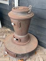 Antieke potkachel, Ophalen, Gebruikt, Gas, Gaskachel