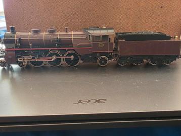 Marklin locomotief met tender kleur donker rood beschikbaar voor biedingen