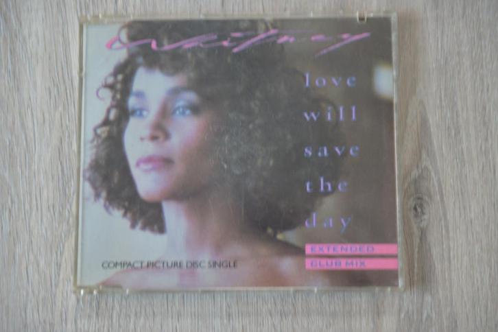 WHITNEY HOUSTON -- LOVE WILL SAVE THE DAY PICTURE DISC, Cd's en Dvd's, Cd Singles, Zo goed als nieuw, Pop, 1 single, Maxi-single