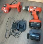 Goede accuboormachine Black & Decker EPC12. Met tas en lamp, Variabele snelheid, Gebruikt, Ophalen of Verzenden, Boor- en Schroefmachine