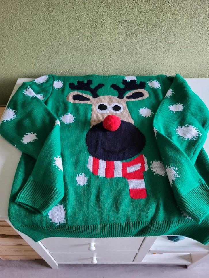 Foute Kersttrui; heren; maat L, Diversen, Kerst, Zo goed als nieuw, Ophalen of Verzenden
