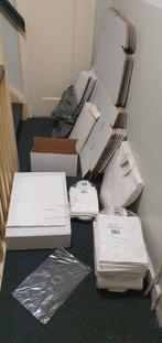 Partijtje verpakkingsmateriaal wit, tasjes, verzenddozen, Ophalen