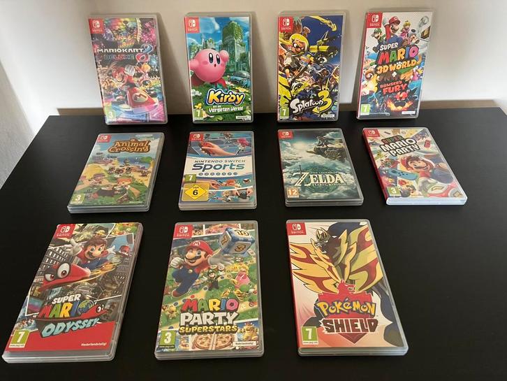 Diverse spellen voor de Nintendo Switch, Spelcomputers en Games, Games | Nintendo Switch, Zo goed als nieuw, Overige genres, 3 spelers of meer