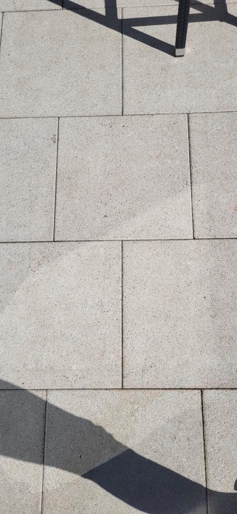 Tegels 40 bij 40 cm, Tuin en Terras, Tegels en Klinkers, Gebruikt, Terrastegels, Beton, 10 m² of meer, Ophalen