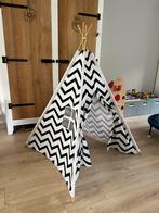 Super leuke tipi tent speeltent zwart wit, Ophalen, Gebruikt, Overige materialen
