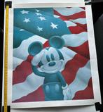 Mickey Mouse Vintage Poster, Verzenden, Zo goed als nieuw, Rechthoekig Staand, Film en Tv