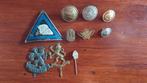 Knopen, mouwenbleem, pet emblemen etc, Ophalen of Verzenden, Landmacht, Nederland, Embleem of Badge