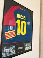 Ingelijst & Gesigneerd Messi shirt+ band - CL Finale 2009, Ophalen, Zo goed als nieuw, Buitenlandse clubs, Shirt