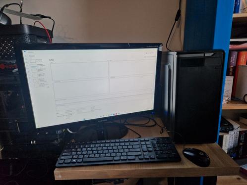 Pc set voor schoolwerk/thuiswerken en gaming, Computers en Software, Desktop Pc's, Refurbished, HDD, SSD, Gaming, Ophalen