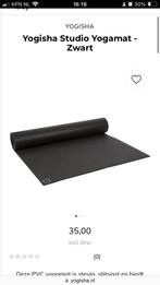 2 x Yogisha studio yogamat zwart, Sport en Fitness, Yoga en Pilates, Ophalen of Verzenden, Gebruikt, Yogamat