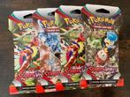 Scarlet & violet sleeved booster, Ophalen of Verzenden, Zo goed als nieuw, Booster