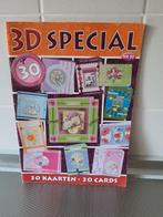 3D SPECIAL BOEK NIEUW, Hobby en Vrije tijd, Kaarten | Zelf maken, Ophalen, Nieuw, Knipvel