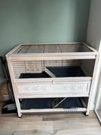 Konijnenhok te koop, Dieren en Toebehoren, Ophalen, 75 tot 110 cm, Kooi, Minder dan 60 cm