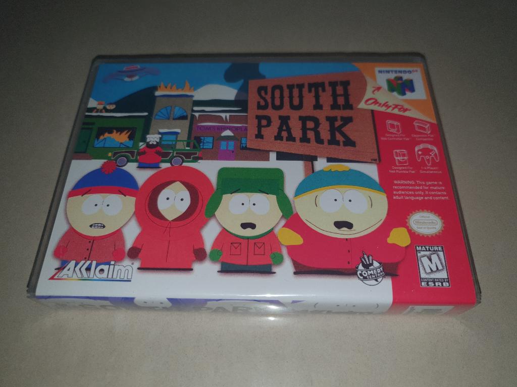 South Park N64 Game Case, Spelcomputers en Games, Games | Nintendo 64, Zo goed als nieuw, Avontuur en Actie, 1 speler, Vanaf 3 jaar