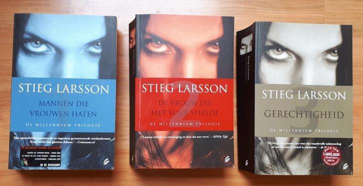 Millennium Trilogie Deel 1, 2 en 3, Stieg Larsson, Zweden, Boeken, Thrillers, Zo goed als nieuw, Scandinavië, Ophalen