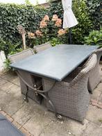 GRATIS - hardstenen tuintafel, Ophalen, Gebruikt, Eettafel, Tuinset