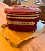 Grote stoffen beautycase, Ophalen of Verzenden, Zo goed als nieuw, Rood, Softcase