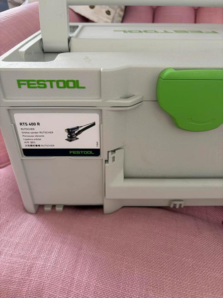 Festool RTS 400 REQ-plus Schuurmachine in Systainer, Doe-het-zelf en Verbouw, Gereedschap | Schuurmachines, Nieuw, Vlakschuurmachine