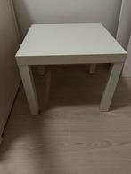 Witte bijzettafel, Huis en Inrichting, Tafels | Bijzettafels, Rond, Ophalen of Verzenden, 45 tot 60 cm, Minder dan 55 cm