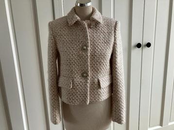 Zara blazer roze / creme mt S beschikbaar voor biedingen