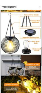 Solar Lantaarn - Sfeervolle Tuinverlichting, Tuin en Terras, Zonne-energie, Minder dan 50 watt, Nieuw, Ophalen of Verzenden
