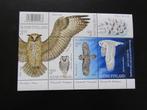 Postzegel Vogel: Velletje met 5 Uilen uit Finland, Ophalen of Verzenden, Postfris, Dier of Natuur