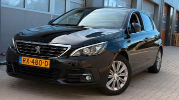 Peugeot 308 1.2 puretech 110PK  5-D 2018 Zwart beschikbaar voor biedingen
