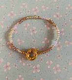 Zelfgemaakt armbandje, Ophalen of Verzenden, Nieuw, Met bedels of kralen