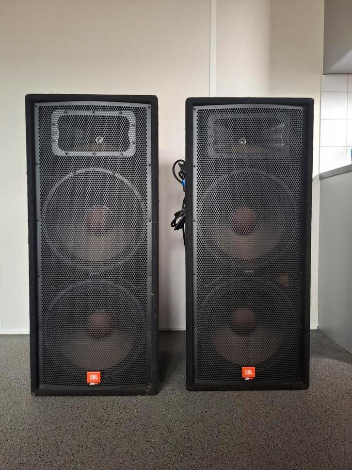 JBL Speakers - Krachtige Geluidsweergave!, Audio, Tv en Foto, Luidsprekers, Gebruikt, Front, Rear of Stereo speakers, 120 watt of meer